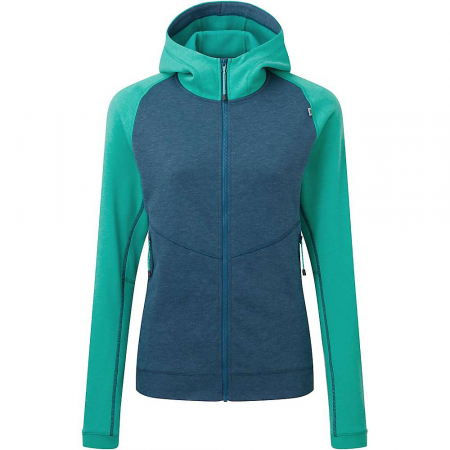 Mountain Equipment Women's Fornax Hooded Jacket - Majolica Blue/Deep Green