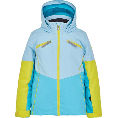 Spyder Girls' Conquer Jacket - Bahama Blue