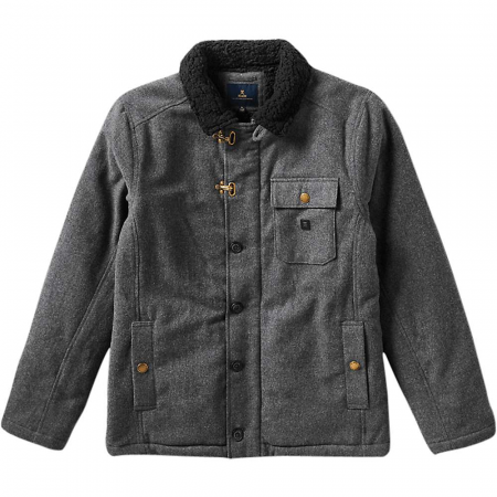 Roark Men's Axeman Wool Blend Jacket - Charcoal 2