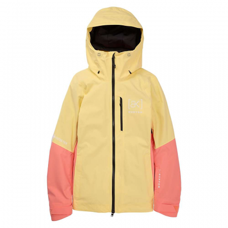 Burton Women's AK GTX Upshift Jacket - Buttermilk / Reef Pink