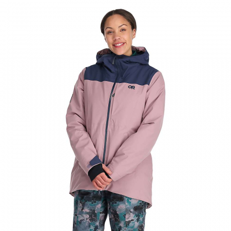 Outdoor Research Women's Snowcrew Jacket - Moth / Naval Blue