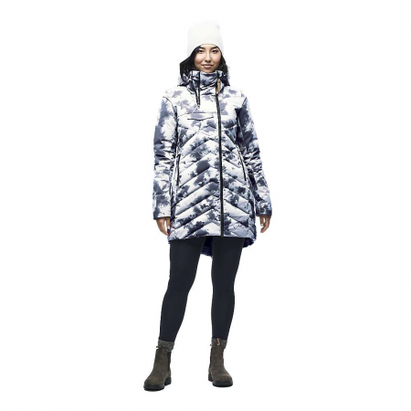 Indyeva Women's Ayaba Jacket - Winter White Tie Dye