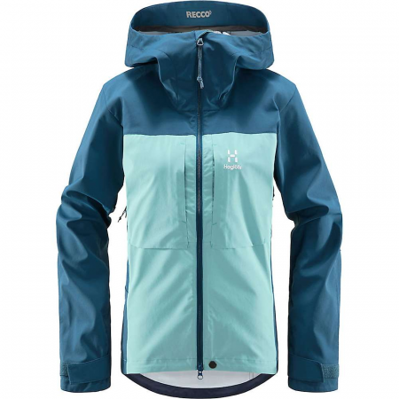 Haglofs Women's Touring Infinium Jacket - Frost Blue / Dark Ocean