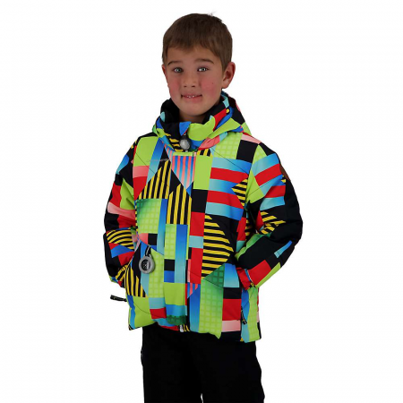 Obermeyer Kids' Camber Jacket - Stripe-Out