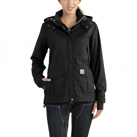 Carhartt Women's Storm Defender Relaxed Fit Heavyweight Jacket - Black