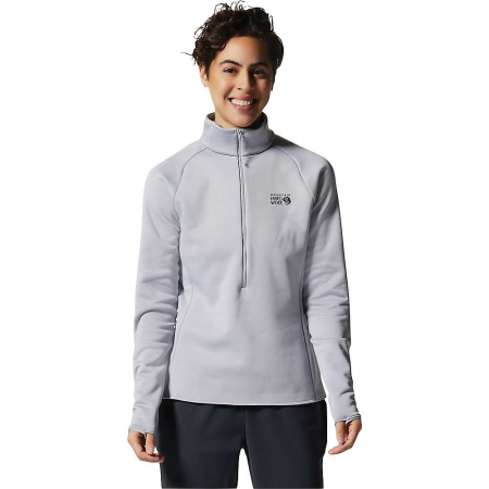 Mountain Hardwear Women's Polartec Power Stretch Pro 1/4 Zip Jacket - Glacial