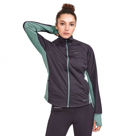 Craft Sportswear Women's Adv Charge Warm Jacket - Thyme / Slate