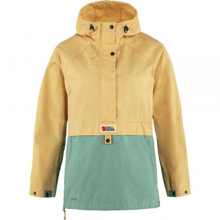 Fjallraven Women's Vardag Anorak - Mais Yellow / Aloe Green