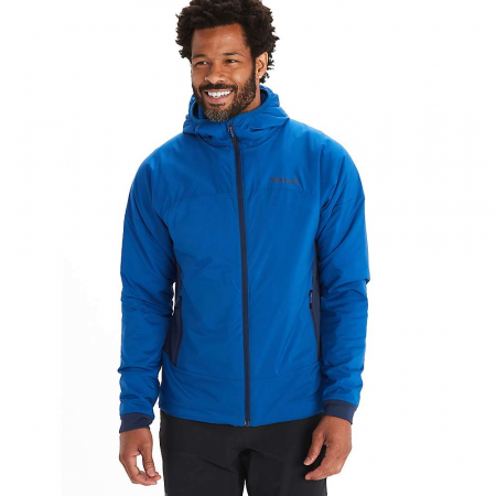 Marmot Men's Novus LT Hybrid Hoody - Dark Azure / Arctic Navy