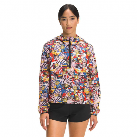 The North Face Women's Printed Windy Peak Anorak - TNF Black International Women's Collection Print