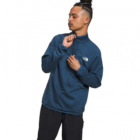 The North Face Men's Canyonlands 1/2 Zip Jacket - Shady Blue Heather