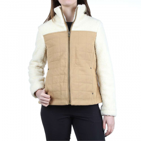 Pendleton Women's Salida Canvas Sherpa Jacket - Chamois/Natural