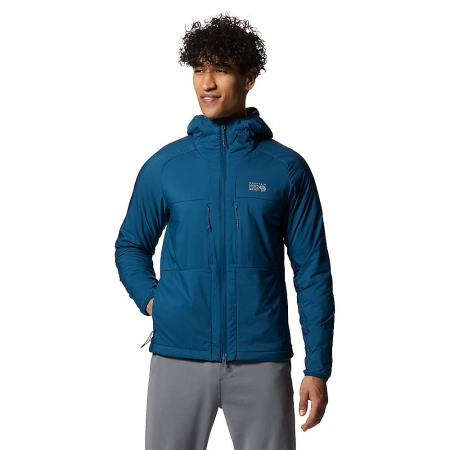 Mountain Hardwear Men's Kor Airshell Warm Full Zip Hoody - Dark Caspian