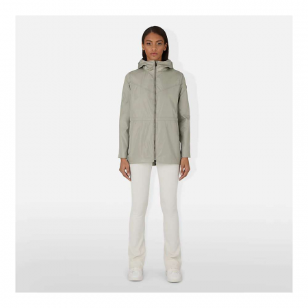 Save The Duck Women's Juno Hooded Coat - Moonstone Grey