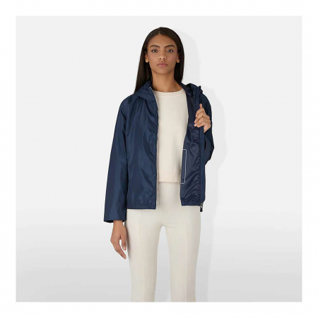 Save The Duck Women's Hope Hooded Jacket - Navy Blue