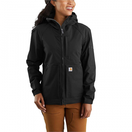 Carhartt Women's Super Dux Relaxed Fit Lightweight Hooded Jacket - Black