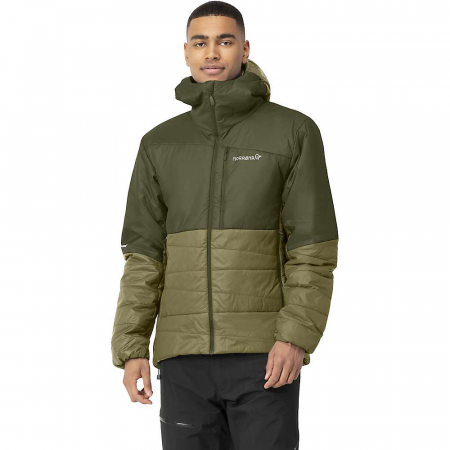 Norrona Men's Falketind Thermo60 Hood - Olive Night / Olive Drab