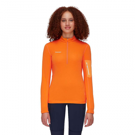 Mammut Women's Aenergy Light ML Half Zip Pullover - Tangerine