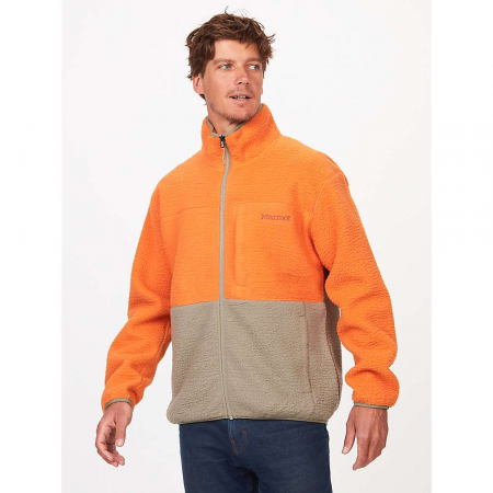 Marmot Men's Aros Fleece Jacket - Tangelo / Vetiver