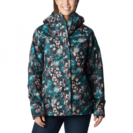 Columbia Women's Tunnel Falls Interchange Jacket - Spruce Solarized Print