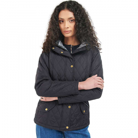 Barbour Women's Millfire Quilt Jacket - Navy / Classic