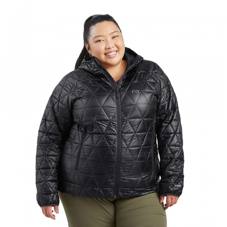 Outdoor Research Women's Helium Insulated Hoodie - Plus - Black