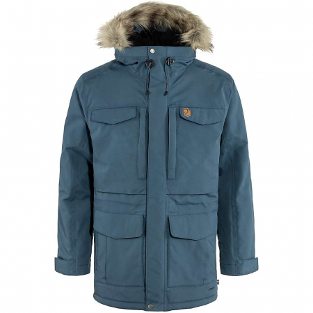 Fjallraven Men's Nuuk Parka - Mountain Blue