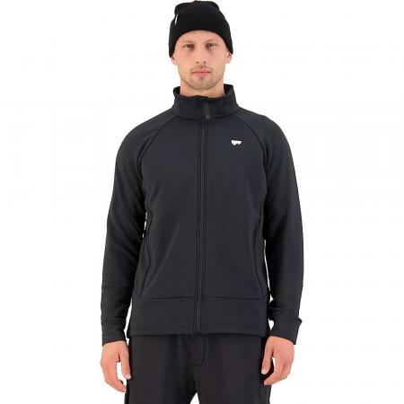 Mons Royale Men's Nevis Merino Fleece Jacket - Black