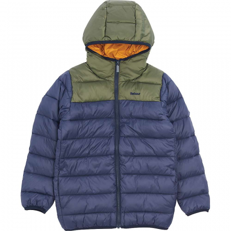 Barbour Boys' Kendle Baffle Quilt Jacket - Navy