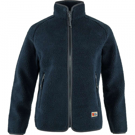 Fjallraven Women's Vardag Pile Fleece Jacket - Navy