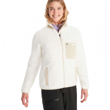 Marmot Women's Wiley Polartec Jacket - Papyrus / Sandbar