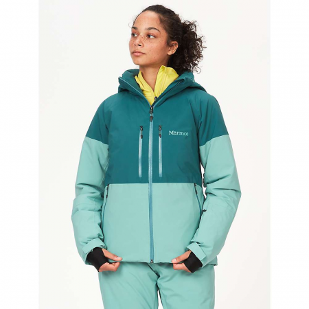 Marmot Women's Pace Jacket - Dark Jungle / Blue Agave