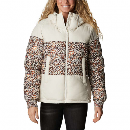 Columbia Women's Pike Lake II Insulated Jacket - Chalk / Warm Copper Terrain Print