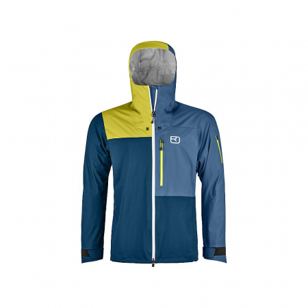 Ortovox Men's Ortler 3L Jacket - Petrol Blue