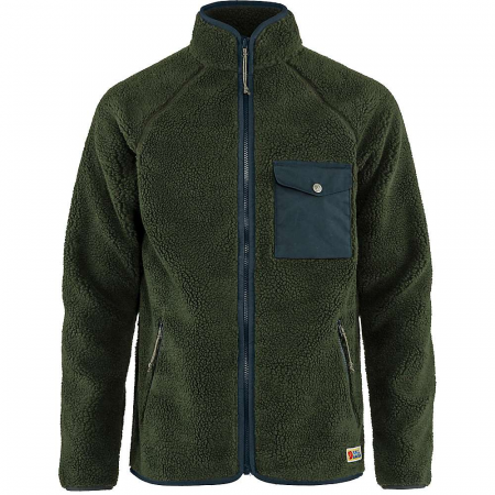 Fjallraven Men's Vardag Pile Fleece Jacket - Deep Forest