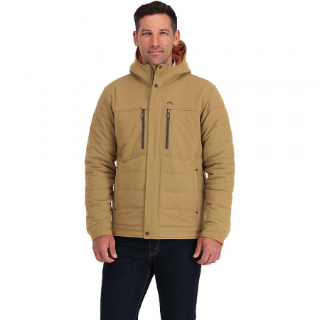 Simms Men's Cardwell Hooded Jacket - Camel