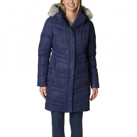 Columbia Women's Catherine Creek Mid Down Jacket - Nocturnal Aurelian Emboss