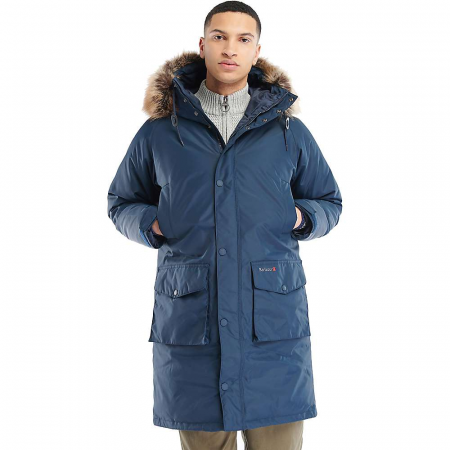 Barbour Men's North Showerproof Parka - Navy