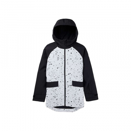 Burton Women's Lalik Jacket - Stout White Spatter / True Black