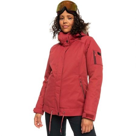 Roxy Women's Meade Jacket - Brick Red