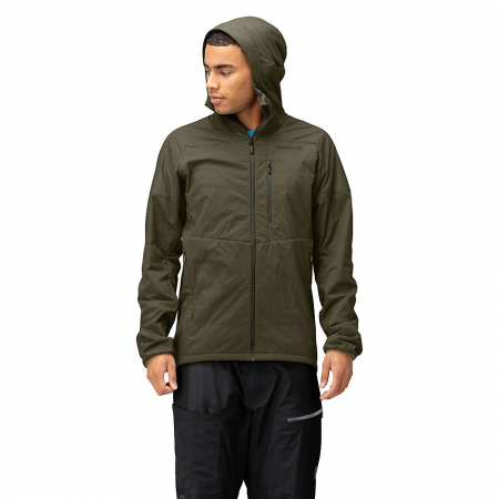 Norrona Men's Lyngen Alpha100 Zip Hoodie - Olive Night