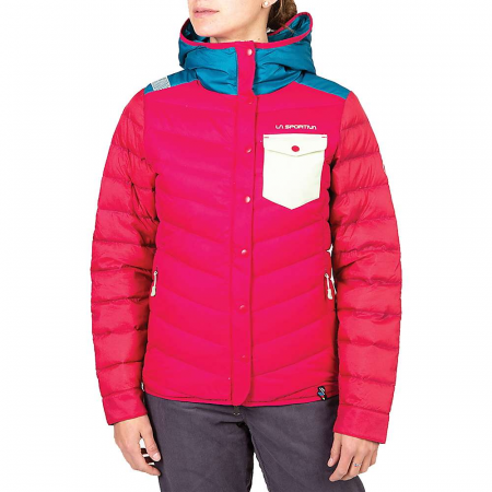 La Sportiva Women's Wild Down Jacket - Cerise / Crystal