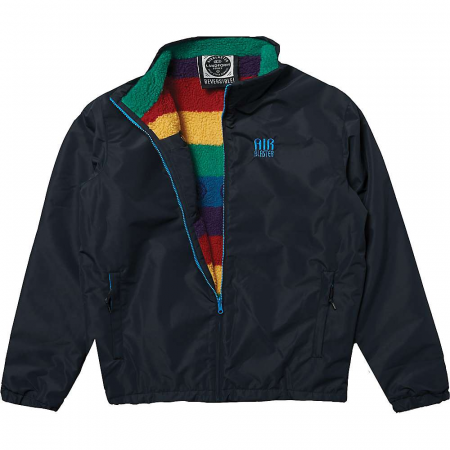 Airblaster Men's Double Puff Jacket - Black / Rainbow