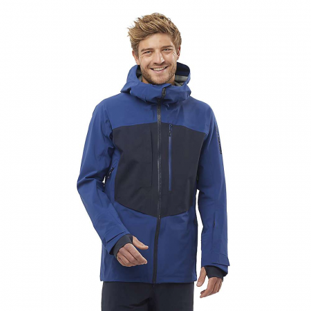 Salomon Men's Force 3L Jacket - Navy Peony / Night Sky