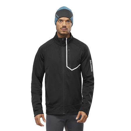 Salomon Men's GTX Pro Windstopper Jacket - Deep Black