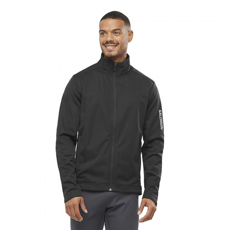 Salomon Men's GTX Windstopper Softshell Jacket - Deep Black