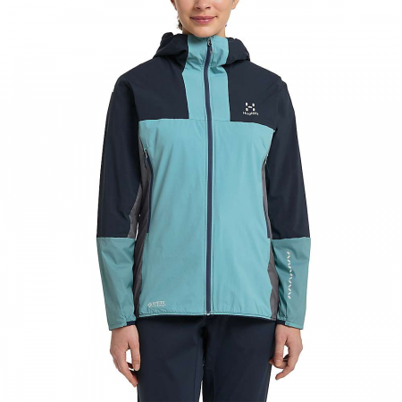 Haglofs Women's L.I.M Alpha Hood - Frost Blue / Tarn Blue