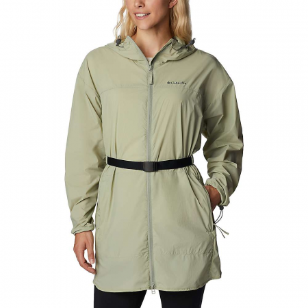 Columbia Women's Parkette Long Wind Jacket - Safari