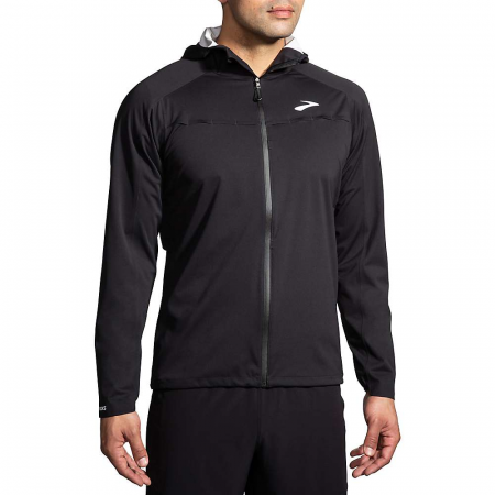 Brooks Men's High Point Waterproof Jacket - Black