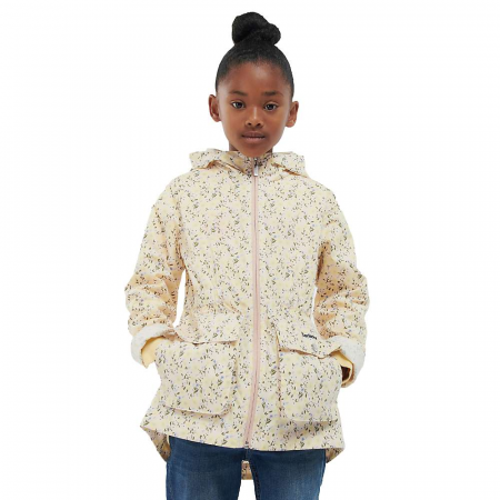 Barbour Girls' Printed Maara Showerproof Jacket - Ditsy Sunflower